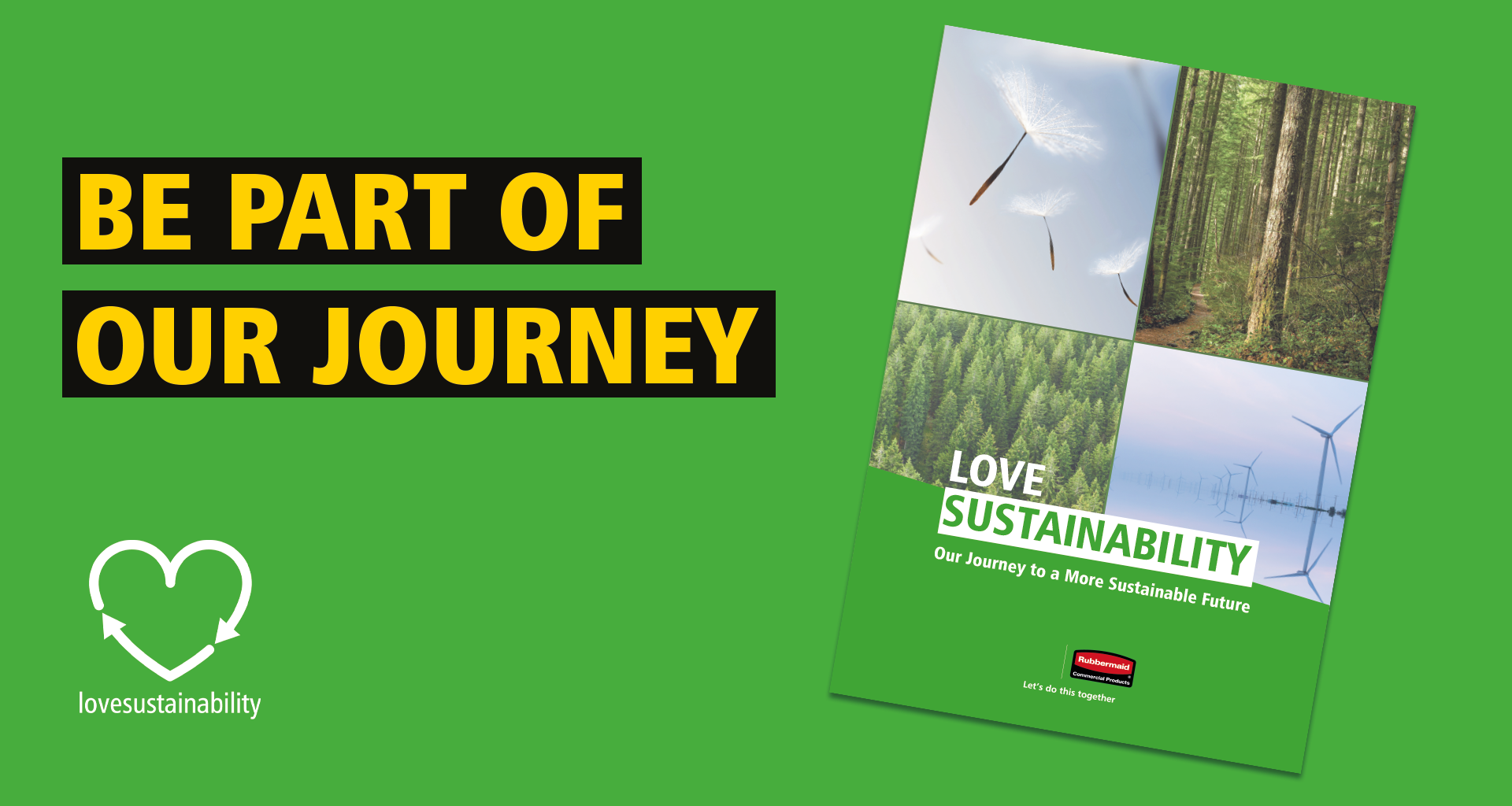 Rubbermaid Commercial Products Love Sustainability Journey