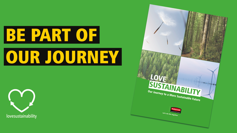 Rubbermaid Commercial Products Love Sustainability Journey