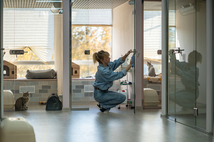 cleaning with microfibre in health care facilities